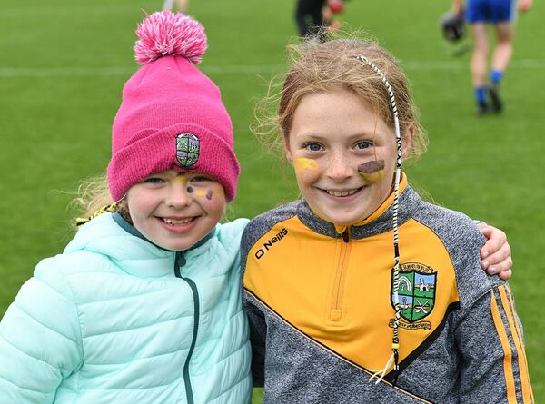 HAPPY CAMPERS: Ellen Jordan and Saoirse O’Connor are thrilled with Four Roads' county senior hurling final success against St. Dominic's on Sunday last. HAPPY CAMPERS: Ellen Jordan and Saoirse O’Connor are thrilled with Four Roads' county senior hurling final success against St. Dominic's on Sunday last.