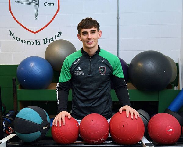 Eoghan Derwin in good form at St. Brigid's training ahead of Sunday's senior football final against St. Brigid's at King and Moffatt Dr. Hyde Park. Picture: Gerard O'Loughlin