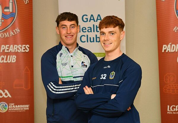 Pádraig Pearses players, Caelim Keogh and Adam McGreal, looking forward to Sunday's senior football final against St. Brigid's in King and Moffatt Dr. Hyde Park. Pádraig Pearses players, Caelim Keogh and Adam McGreal, looking forward to Sunday's senior football final against St. Brigid's in King and Moffatt Dr. Hyde Park.