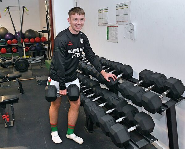 St. Brigid's player, Adam Lennon, getting some weights training done ahead of his side's efforts to retain the Fahey Cup at King and Moffatt Dr. Hyde Park on Sunday next. Picture: Gerard O'Loughlin St. Brigid's player, Adam Lennon, getting some weights training done ahead of his side's efforts to retain the Fahey Cup at King and Moffatt Dr. Hyde Park on Sunday next. Picture: Gerard O'Loughlin