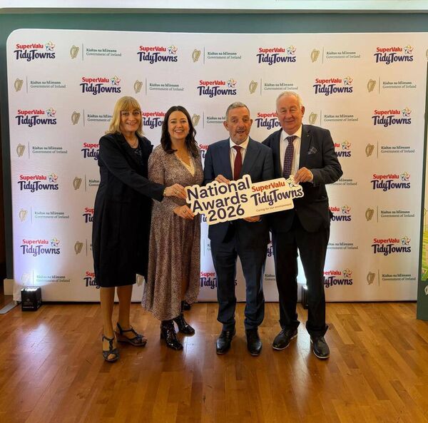 Ballintubber was one of Roscommon's gold medal winners at today's Tidy Towns awards at Croke Park.