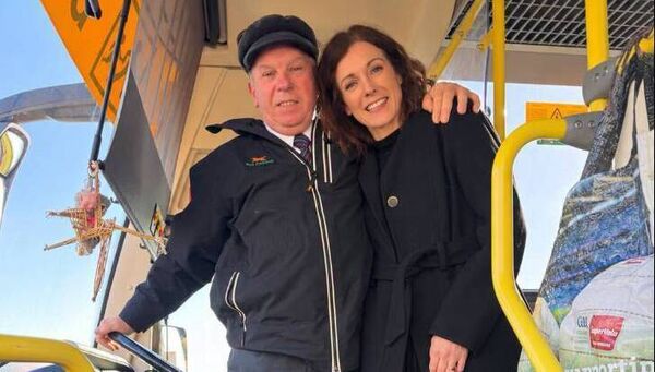 Retiring bus driver, Pat McGarry pictured with the principal of Elphin Community College Ann Gilleran. Pic: Elphin Community College Retiring bus driver, Pat McGarry pictured with the principal of Elphin Community College Ann Gilleran. Pic: Elphin Community College