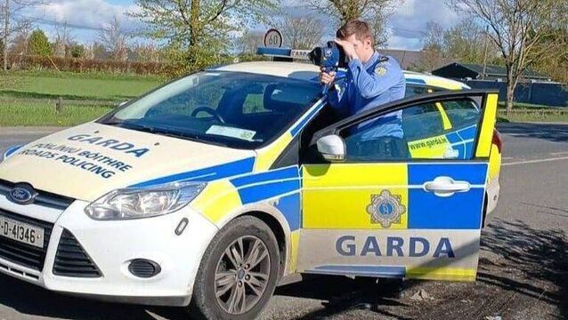 <p>A roads policing operation is taking place throughout the October Bank Holiday Weekend. Pic: An Garda Síochána</p>