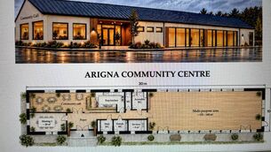 <p>One of the proposed design options for the new community centre in Arigna.</p>